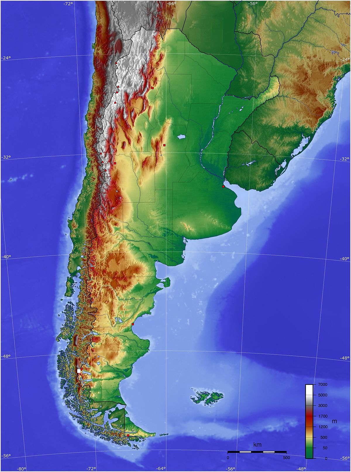 C generalidades del pais superficie de argentina 1
